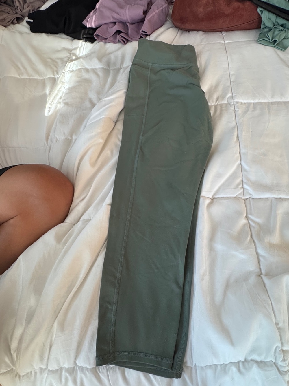 Skechers Olive High-Waist Leggings